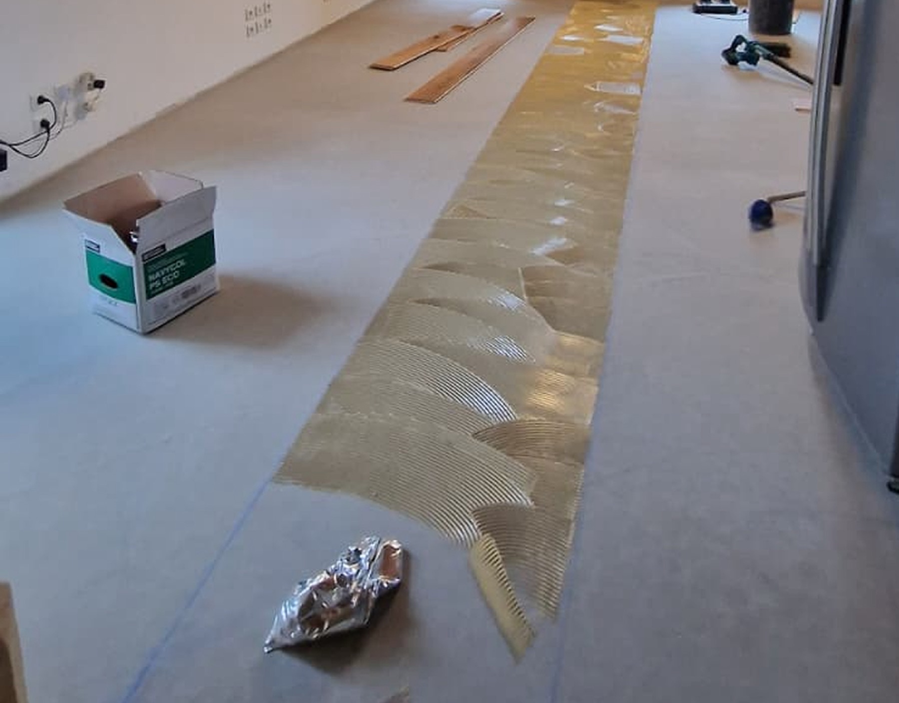 Parquet collé