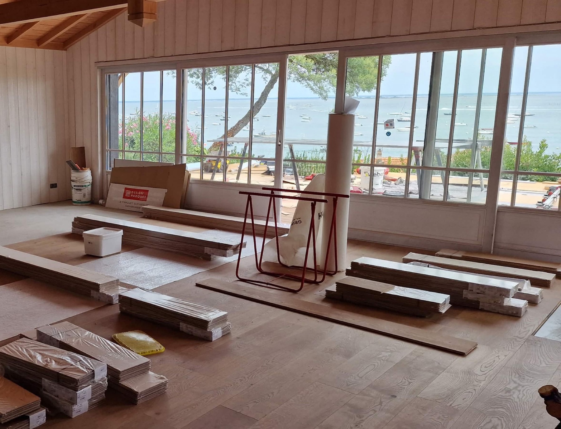 Parquet collé