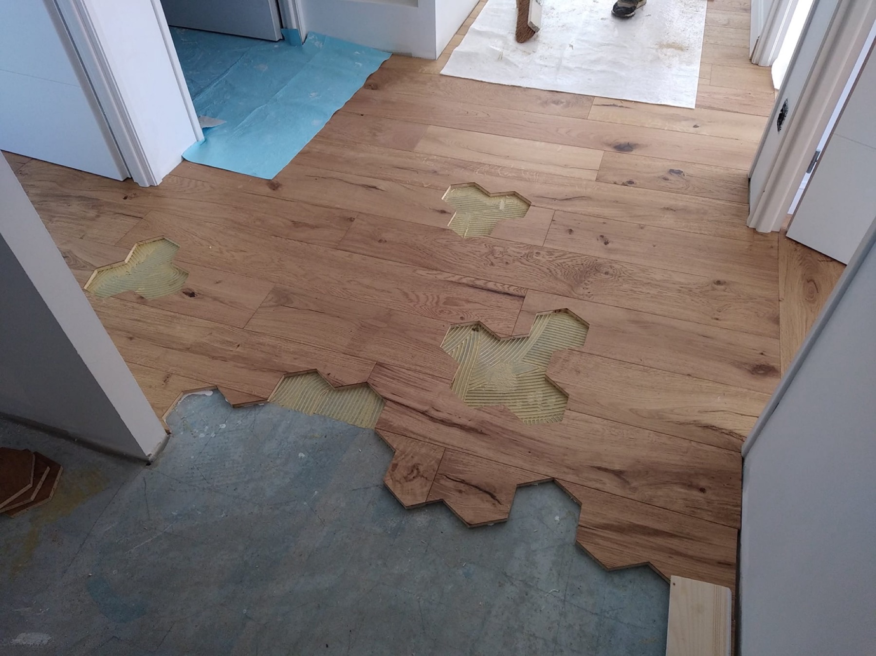 Parquet collé