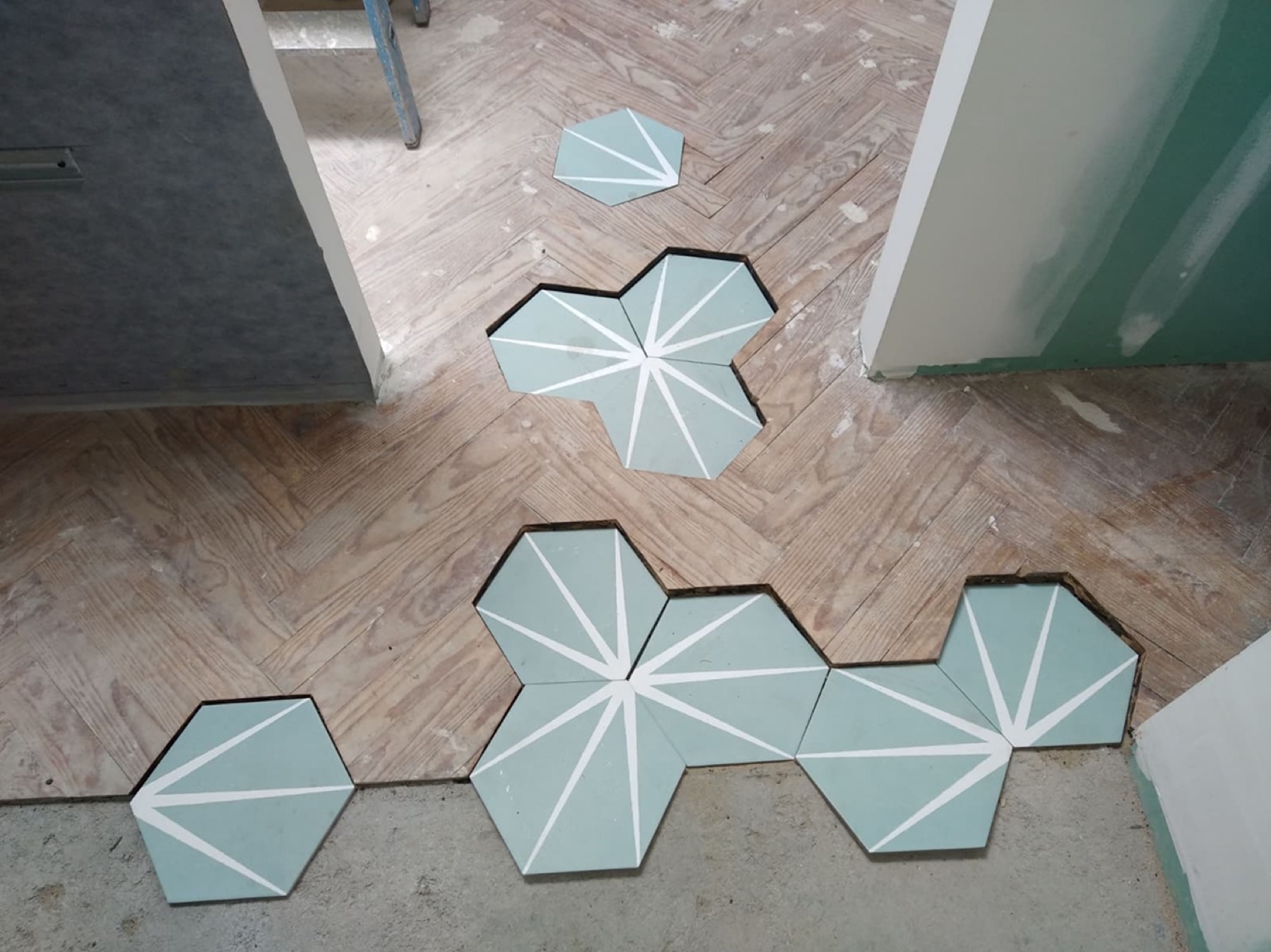 Parquet collé