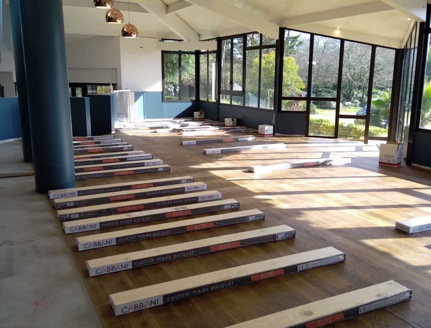 Parquet collé